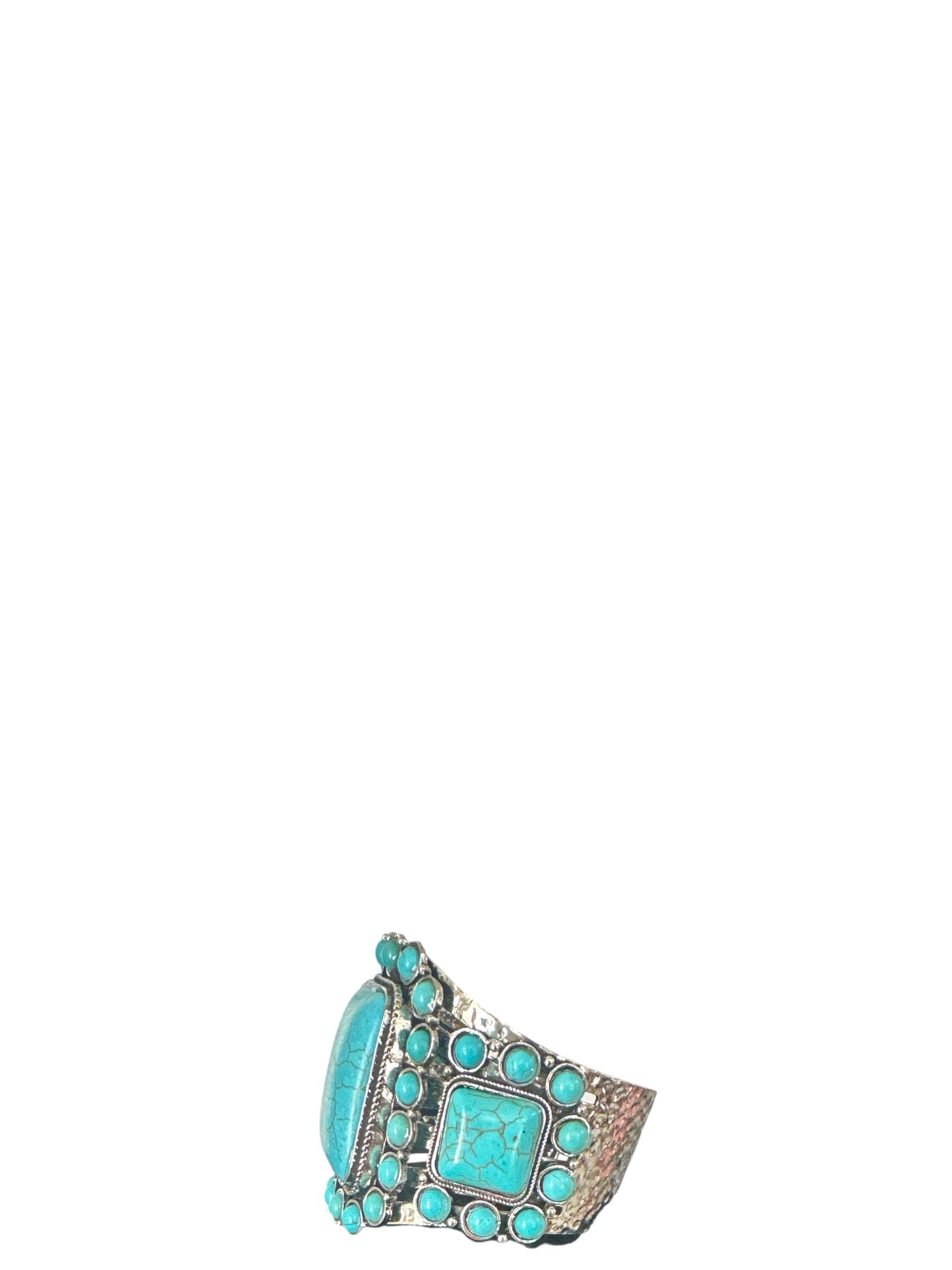 Teal pop cuff